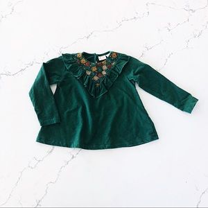 Zara Girls Embroidered Top